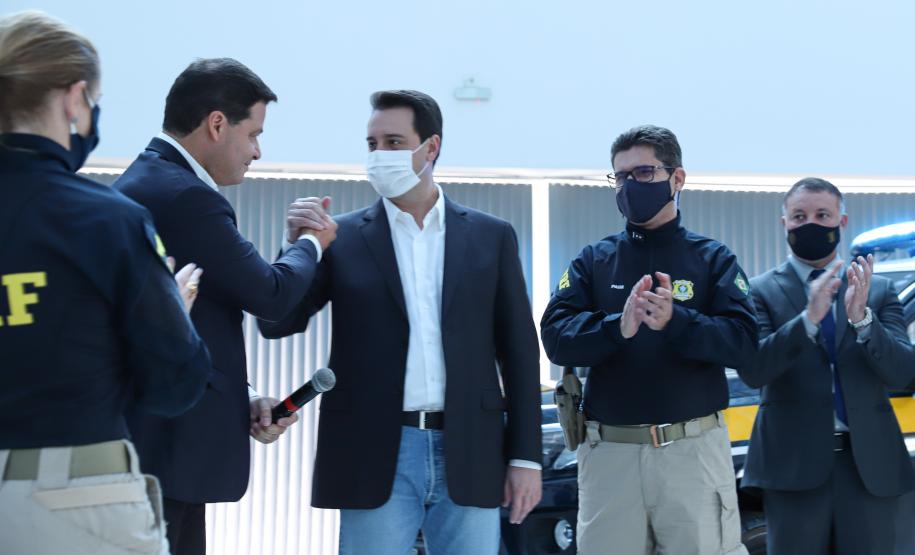 A nova frota é formada por 29 veículos Chevrolet TrailBlazer e uma unidade operacional móvel. Foto: Rodrigo Félix Leal / InfraPR