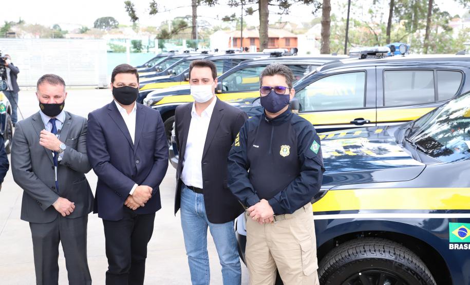 A nova frota é formada por 29 veículos Chevrolet TrailBlazer e uma unidade operacional móvel. Foto: Rodrigo Félix Leal / InfraPR