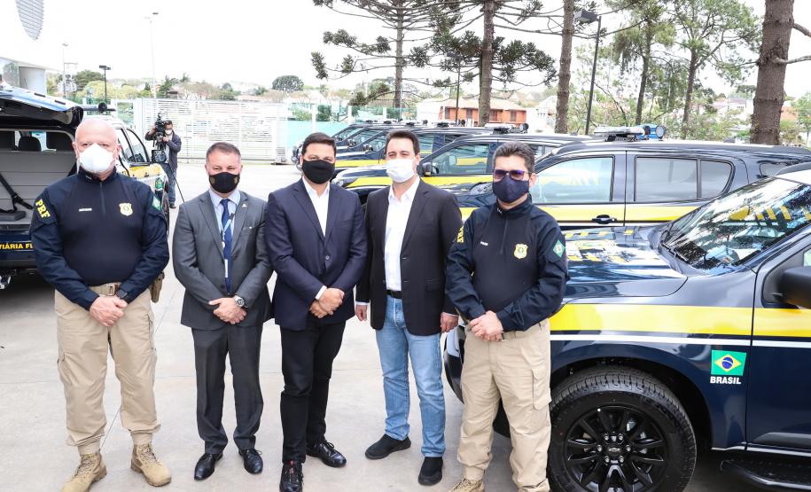 A nova frota é formada por 29 veículos Chevrolet TrailBlazer e uma unidade operacional móvel. Foto: Rodrigo Félix Leal / InfraPR