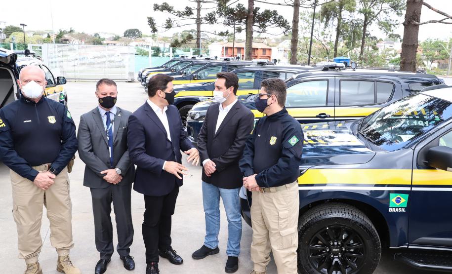 A nova frota é formada por 29 veículos Chevrolet TrailBlazer e uma unidade operacional móvel. Foto: Rodrigo Félix Leal / InfraPR