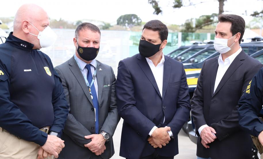 A nova frota é formada por 29 veículos Chevrolet TrailBlazer e uma unidade operacional móvel. Foto: Rodrigo Félix Leal / InfraPR