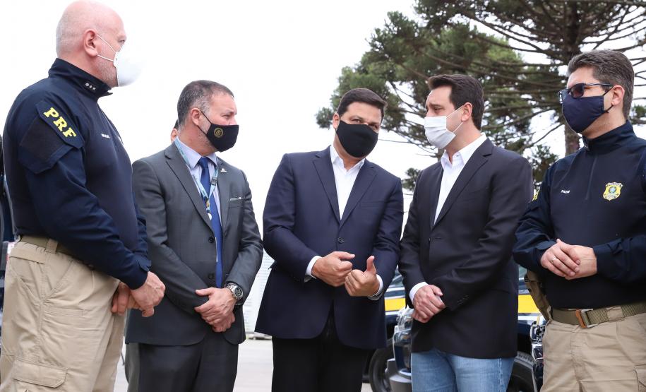 A nova frota é formada por 29 veículos Chevrolet TrailBlazer e uma unidade operacional móvel. Foto: Rodrigo Félix Leal / InfraPR