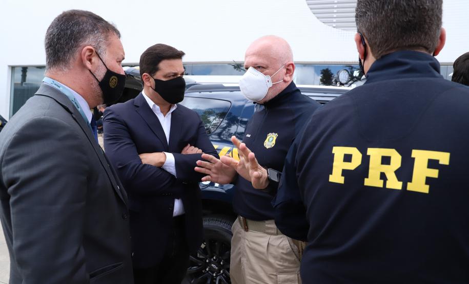 A nova frota é formada por 29 veículos Chevrolet TrailBlazer e uma unidade operacional móvel. Foto: Rodrigo Félix Leal / InfraPR