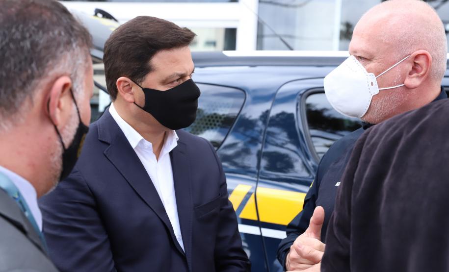 A nova frota é formada por 29 veículos Chevrolet TrailBlazer e uma unidade operacional móvel. Foto: Rodrigo Félix Leal / InfraPR