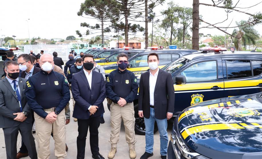 A nova frota é formada por 29 veículos Chevrolet TrailBlazer e uma unidade operacional móvel. Foto: Rodrigo Félix Leal / InfraPR