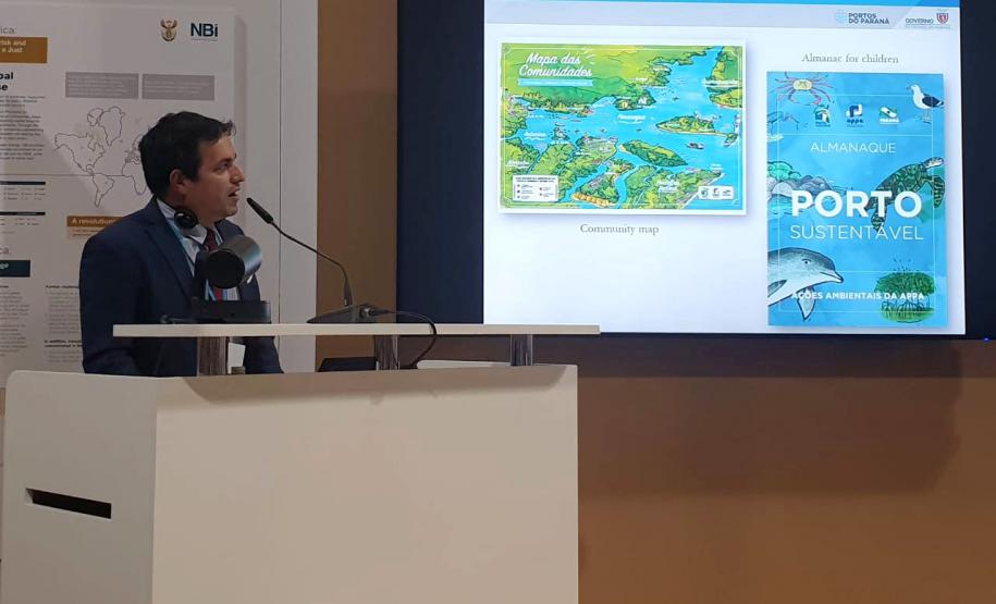 A Portos do Paraná foi novamente a única autoridade portuária do mundo convidada a participar da Conferência das Partes sobre Mudança Climática da Organização das Nações Unidas - COP26. Foto: Portos do Paraná