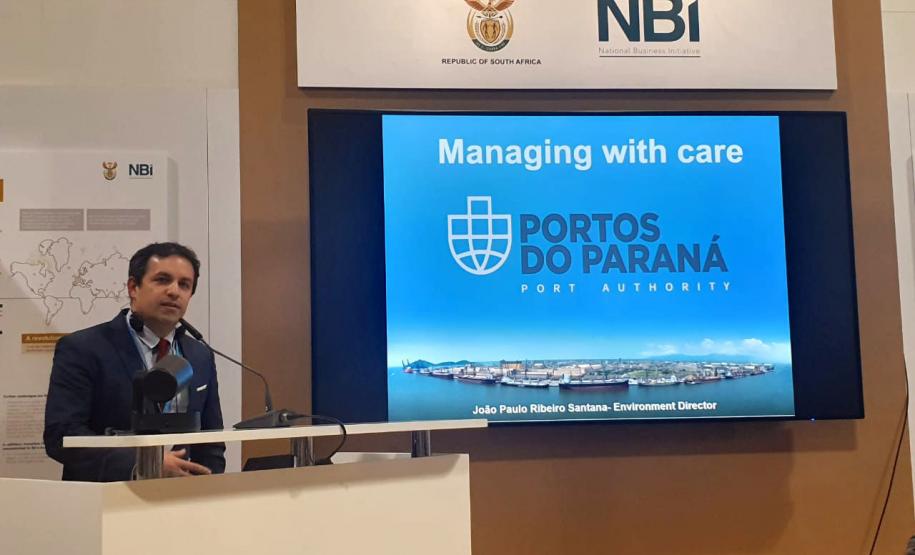 A Portos do Paraná foi novamente a única autoridade portuária do mundo convidada a participar da Conferência das Partes sobre Mudança Climática da Organização das Nações Unidas - COP26. Foto: Portos do Paraná