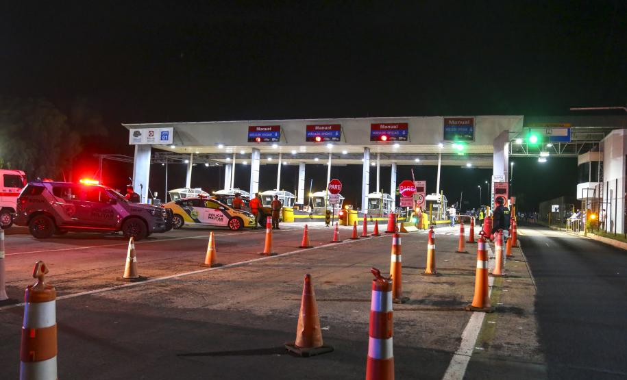 Fim das concessões rodoviárias no Paraná - praça de pedagio de Jataizinho. Foto Gilson Abreu/AEN