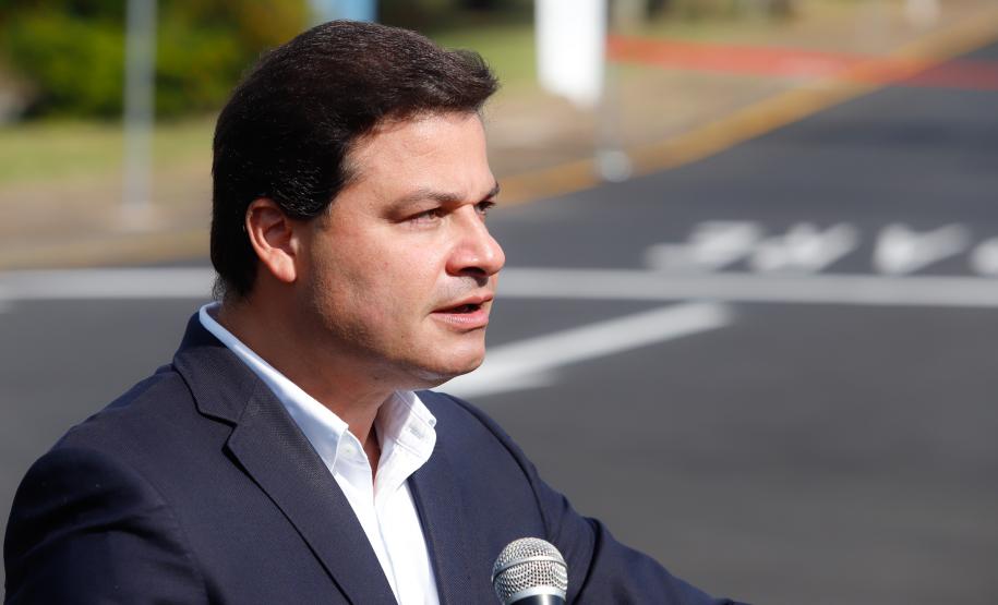 Secretário da Infraestrutura e Logística do Paraná, Sandro Alex. Foto: Rodrigo Félix Leal / SEIL