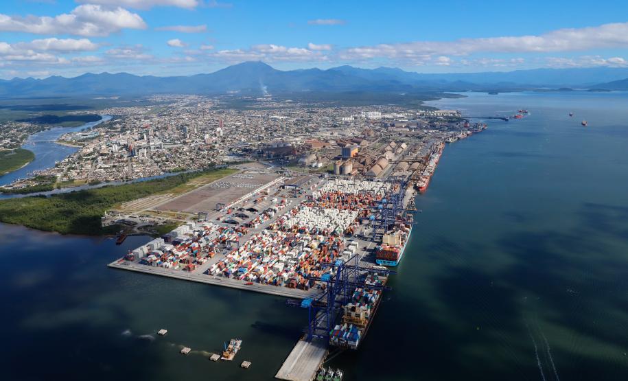 Portos do Paraná avança em cooperação internacional voltada à transformação digital. Foto: Rodrigo Félix Leal / SEIL