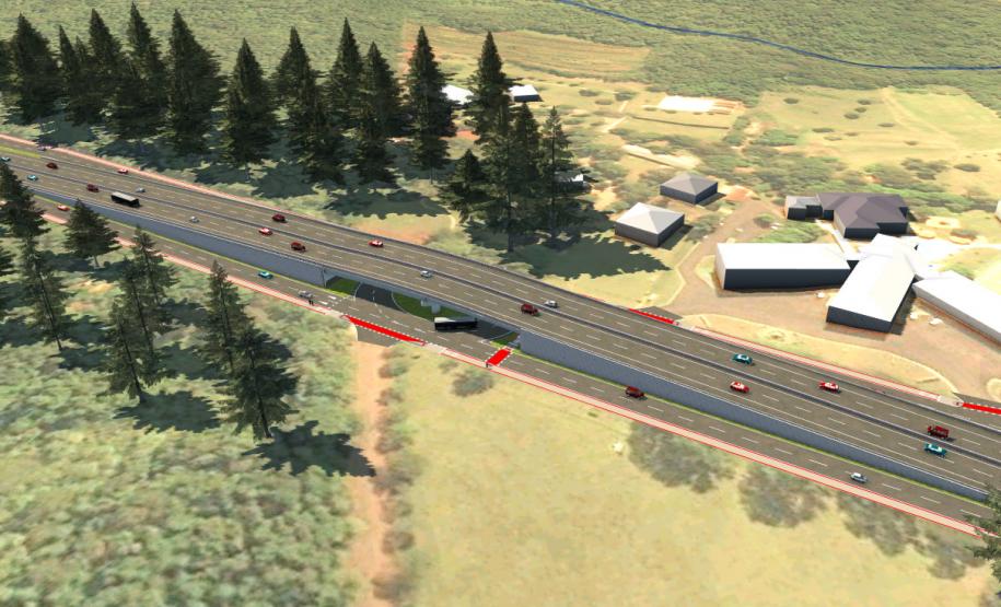 DER/PR lança edital para duplicar a Rodovia das Cataratas, em Foz do Iguaçu Foto: DER-PARANÁ