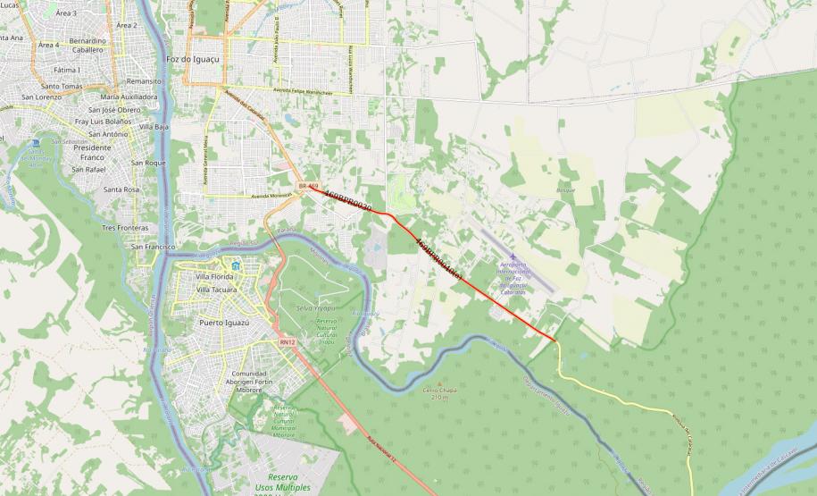 DER/PR lança edital para duplicar a Rodovia das Cataratas, em Foz do Iguaçu Foto: DER-PARANÁ