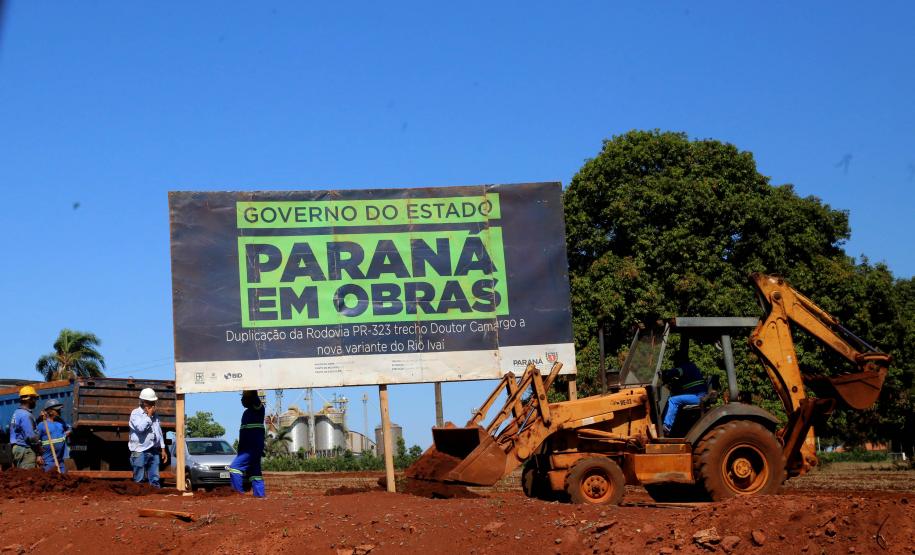 Modernização da PR-323 entre Paiçandu e o Rio Ivaí dá início a projeto de novo polo industrial Foto: Gilson Abreu/AEN