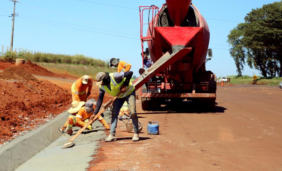 Modernização da PR-323 entre Paiçandu e o Rio Ivaí dá início a projeto de novo polo industrial Foto: Gilson Abreu/AEN