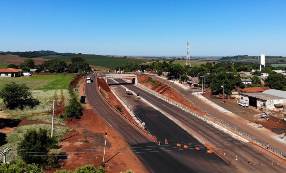 Modernização da PR-323 entre Paiçandu e o Rio Ivaí dá início a projeto de novo polo industrial Foto: Gilson Abreu/AEN