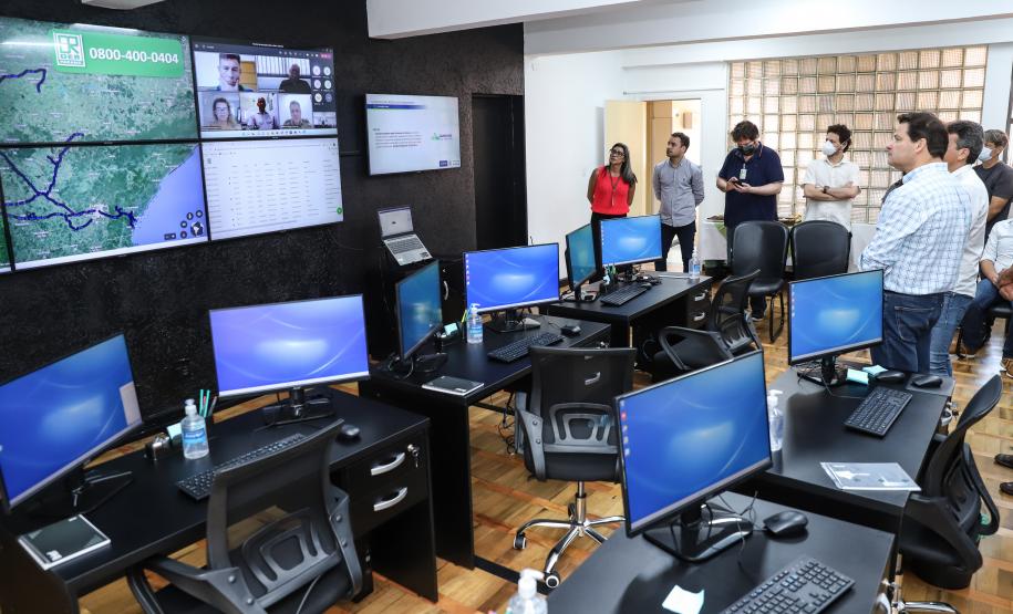 DER - Centro de Operações do 0800 para atendimentos com guincho - Curitiba, 14/03/2022 Foto: Rodrigo Félix Leal/SEIL
