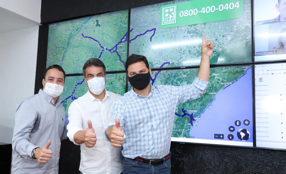 DER - Centro de Operações do 0800 para atendimentos com guincho - Curitiba, 14/03/2022 Foto: Rodrigo Félix Leal/SEIL