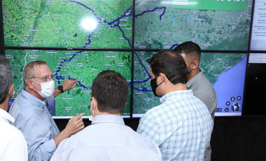 DER - Centro de Operações do 0800 para atendimentos com guincho - Curitiba, 14/03/2022 Foto: Rodrigo Félix Leal/SEIL