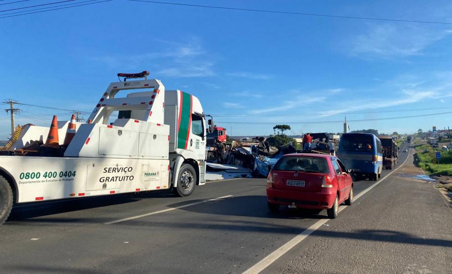 Condições de tráfego do antigo anel de integração estão disponíveis online - Foto: DER-PARANÁ