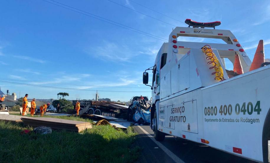 Guinchos mecânicos do DER/PR começam a operar em mais 405,9 km de rodovias  Foto: DER-PARANÁ