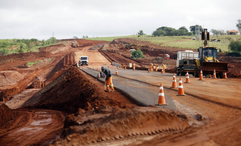 Obras da Estrada da Boiadeira ultrapassam 80% de execução e avançam em várias frentes -  Foto: Albari Rosa/AEN