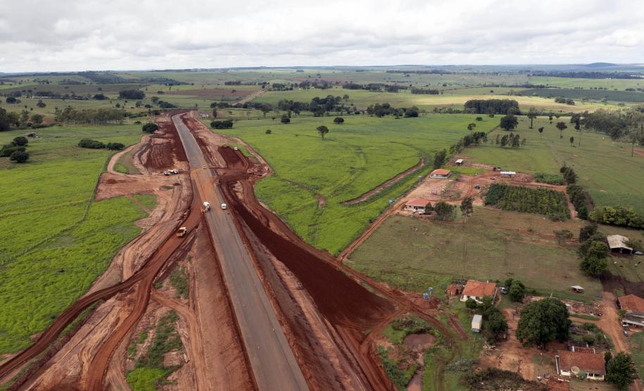 Obras da Estrada da Boiadeira ultrapassam 80% de execução e avançam em várias frentes -  Foto: Albari Rosa/AEN