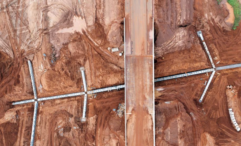 Obras da Estrada da Boiadeira ultrapassam 80% de execução e avançam em várias frentes -  Foto: Albari Rosa/AEN