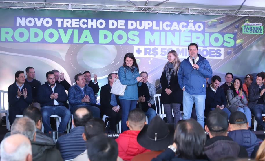 Governador libera R$ 50 milhões e autoriza nova fase da duplicação da Rodovia dos Minérios - 20/05/2022 Foto: Rodrigo Félix Leal / SEIL