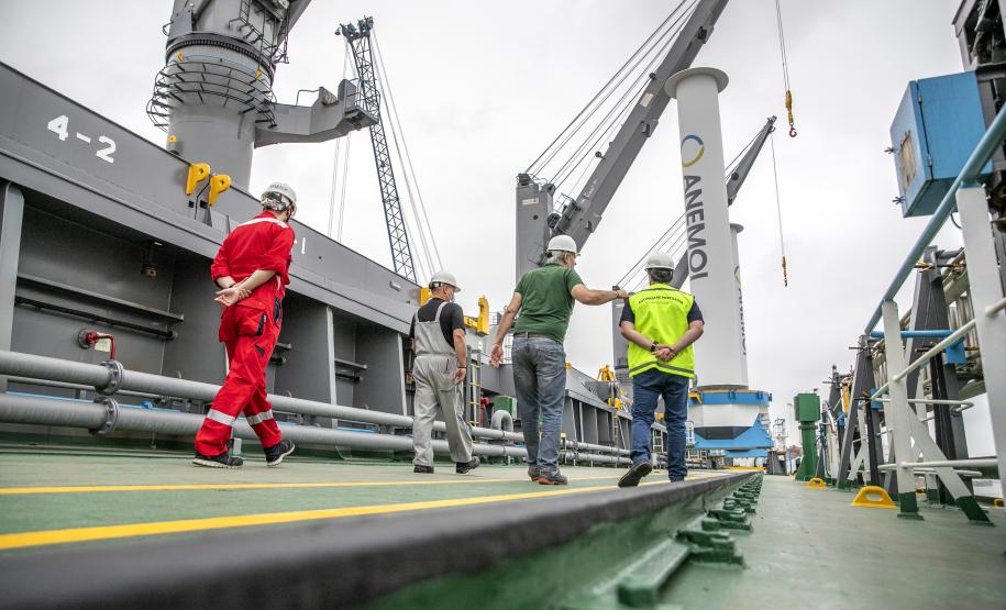 Porto de Paranaguá recebe navio com tecnologia sustentável Foto: Claudio Neves/Portos do Paraná
