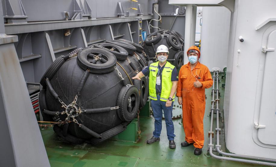 Porto de Paranaguá recebe navio com tecnologia sustentável Foto: Claudio Neves/Portos do Paraná