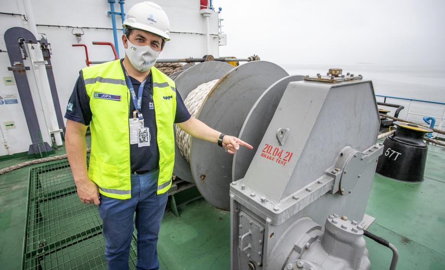 Porto de Paranaguá recebe navio com tecnologia sustentável Foto: Claudio Neves/Portos do Paraná