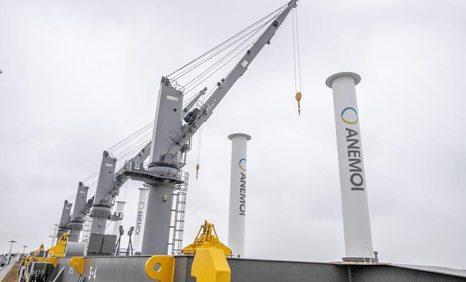 Porto de Paranaguá recebe navio com tecnologia sustentável Foto: Claudio Neves/Portos do Paraná