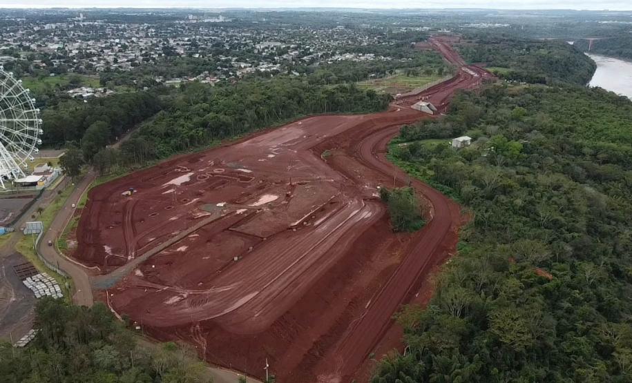 Ponte da Integração em Foz do Iguaçu tem 95,5% das obras concluídas - Foto: DER/PARANÁ
