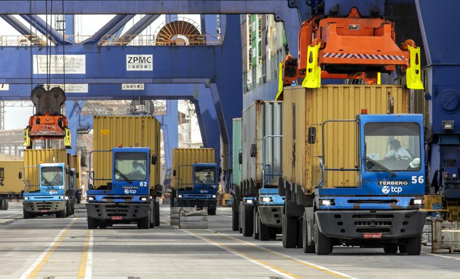 Portos de Paranaguá e Antonina registram alta de 5% nas exportações em 2022 Foto: Claudio Neves/Portos do Paraná