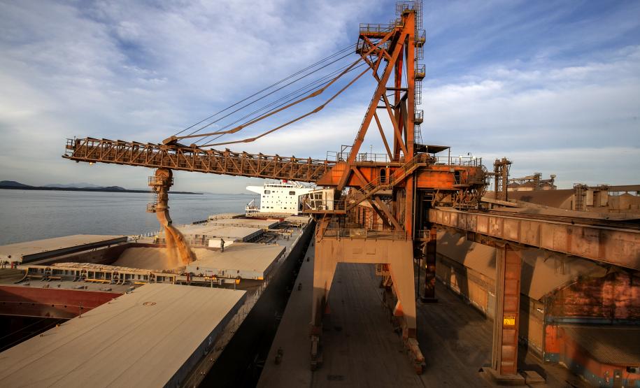 Portos de Paranaguá e Antonina registram alta de 5% nas exportações em 2022 Foto: Claudio Neves/Portos do Paraná