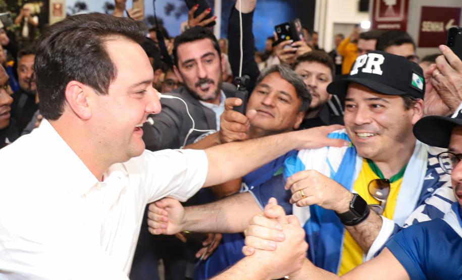 Ratinho Junior é reeleito com 69,6% dos votos e apoio de mais de 4 milhões de paranaenses Foto: Rodrigo Félix Leal / SEIL