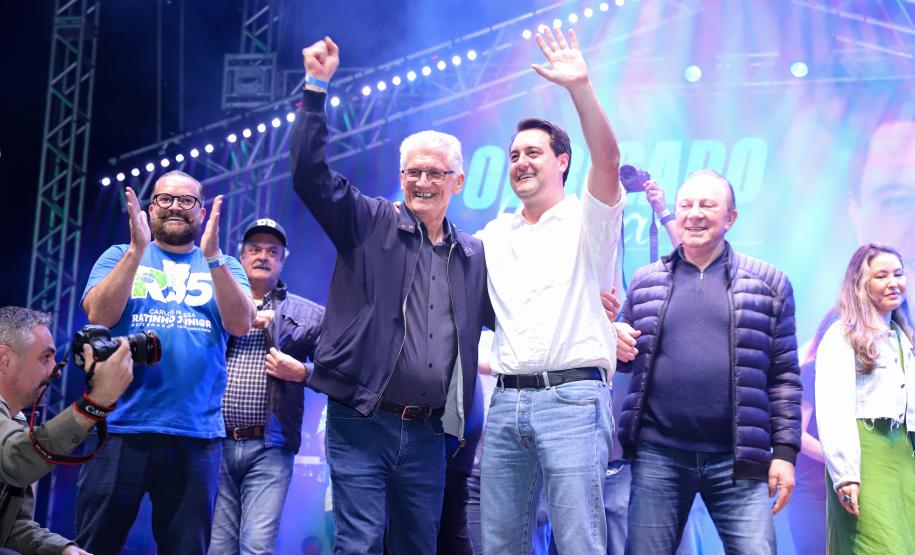 Ratinho Junior é reeleito com a maior votação da história do Paraná Foto: Rodrigo Félix Leal / SEIL