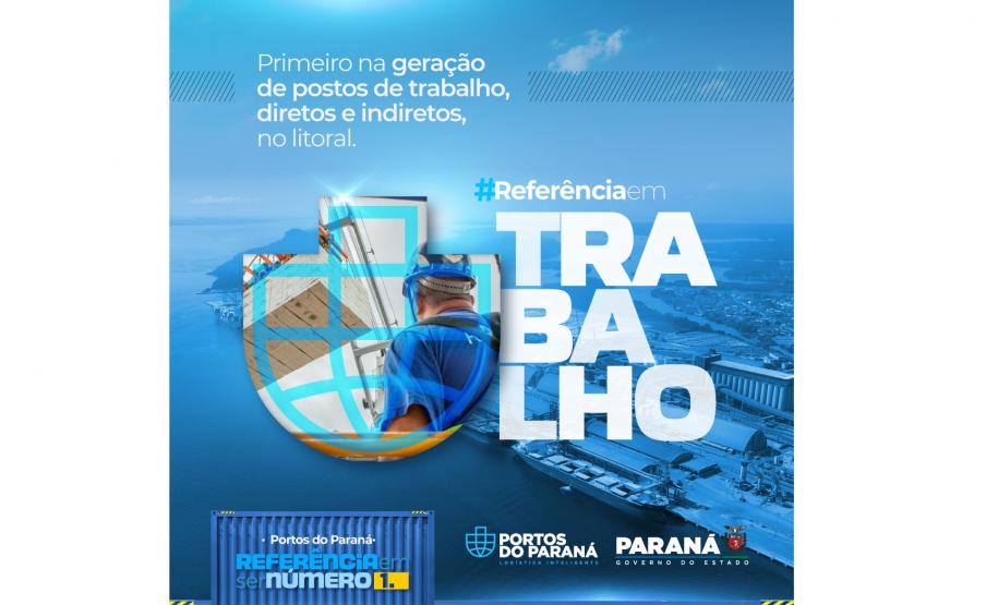 Portos do Paraná reforçam liderança nacional em nova campanha institucional - Foto: Portos do Paraná