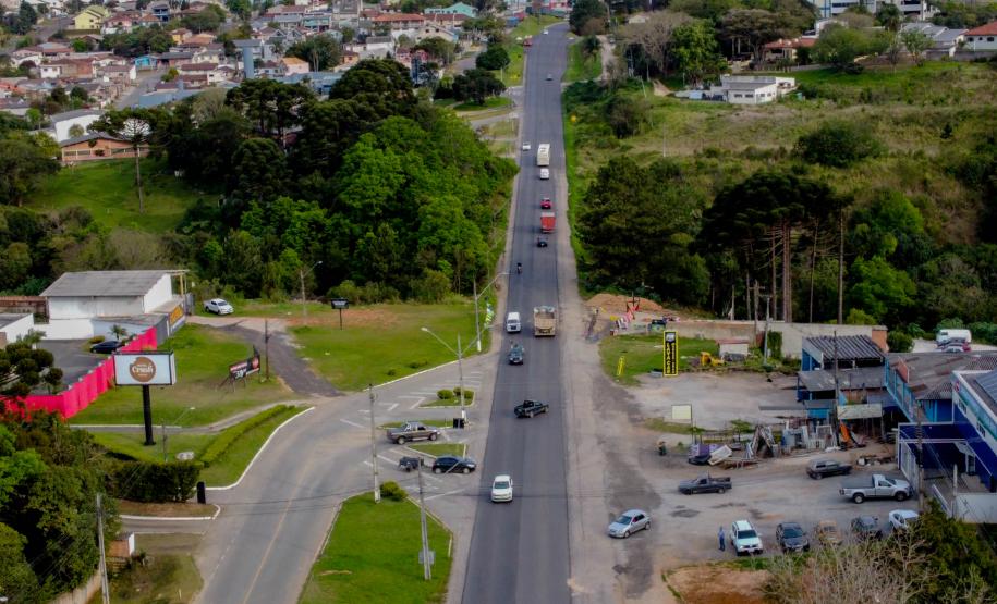 PR-092 receberá serviços de conservação da faixa de domínio no perímetro urbano de Curitiba Foto: Ari Dias/AEN