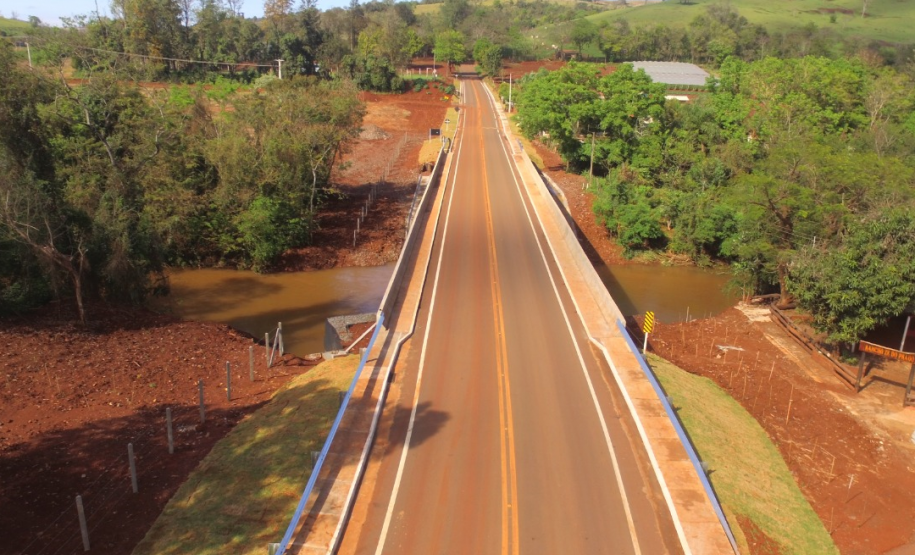 DER/PR está finalizando obras para acabar com alagamentos em rodovia no Vale do Ivaí;  Foto: DER/PARANÁ