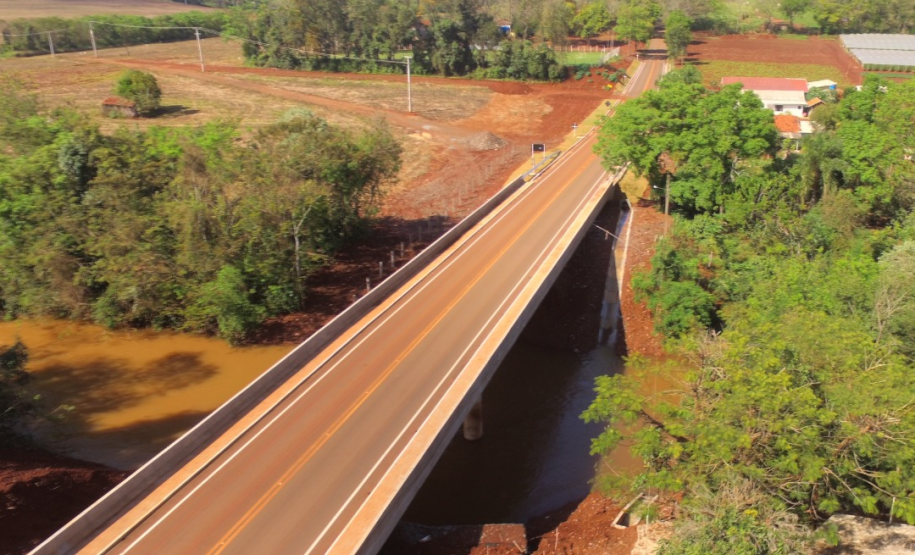 DER/PR está finalizando obras para acabar com alagamentos em rodovia no Vale do Ivaí;  Foto: DER/PARANÁ