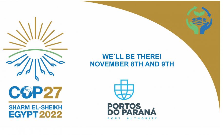 Portos do Paraná é a única autoridade portuária do mundo a palestrar na COP27 - Foto: Rodrigo Félix Leal/SEIL