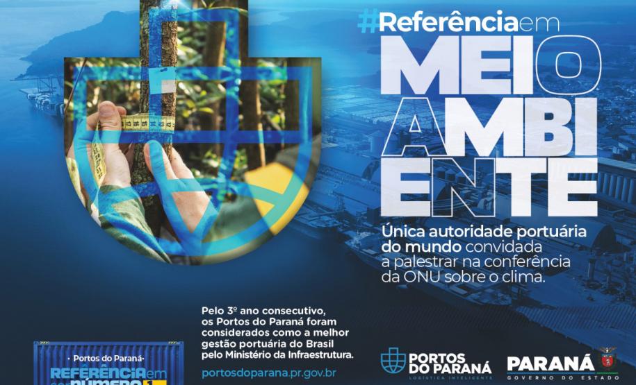 Portos do Paraná é a única autoridade portuária do mundo a palestrar na COP27 - Foto: Rodrigo Félix Leal/SEIL
