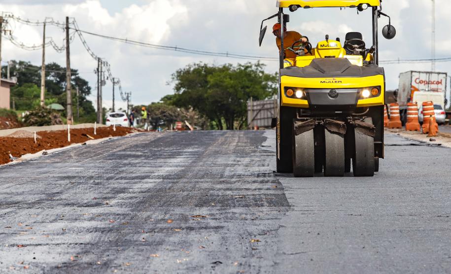Cascavel, 29 de novembro de 2022 - Obras de duplicação da BR 277 Foto: Roberto Dziura Jr/AEN