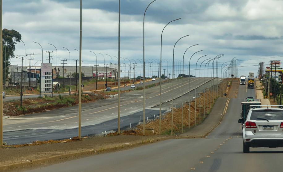 Obras de duplicação na BR-277 em Guarapuava ultrapassam 70% de conclusão - Foto: Roberto Dziura Jr/AEN
