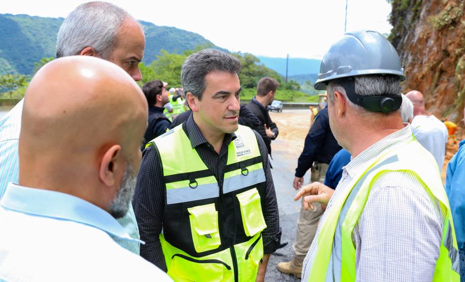 Após chuvas intensas, três rodovias do Litoral têm pontos com bloqueio Foto: Rodrigo Félix Leal / Seil