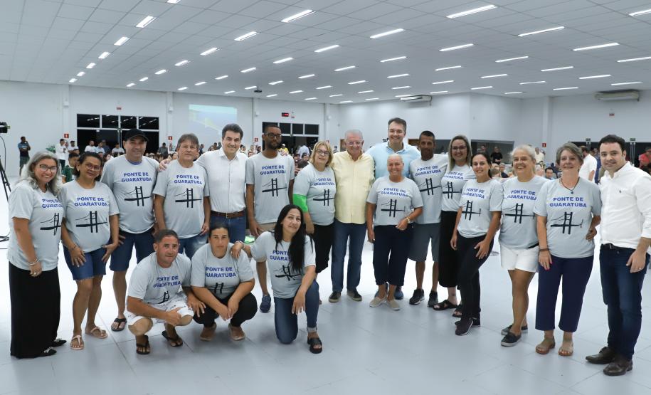 Segundo dia de audiência pública da Ponte de Guaratuba tem ampla participação popular Foto: Rodrigo Felix Leal/SEIL