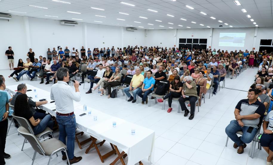 Segundo dia de audiência pública da Ponte de Guaratuba tem ampla participação popular Foto: Rodrigo Felix Leal/SEIL