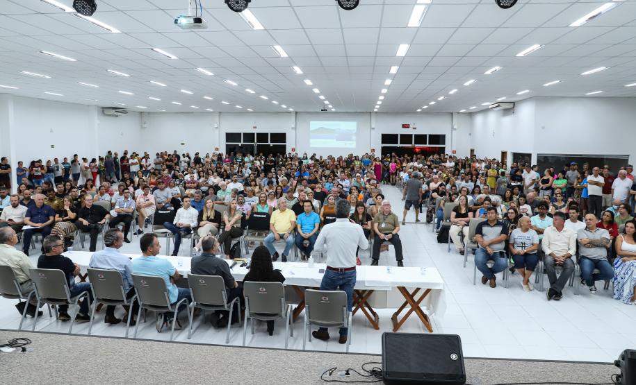 Segundo dia de audiência pública da Ponte de Guaratuba tem ampla participação popular Foto: Rodrigo Felix Leal/SEIL