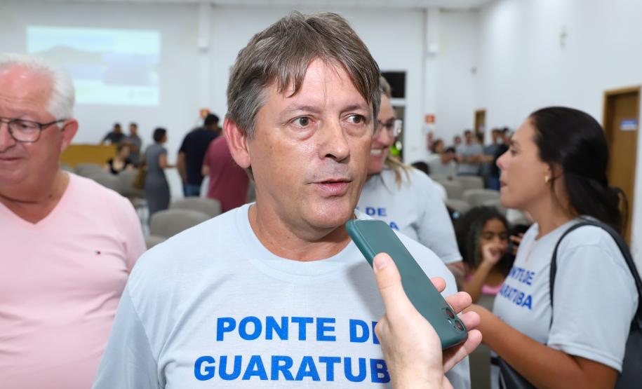Segundo dia de audiência pública da Ponte de Guaratuba tem ampla participação popular Foto: Rodrigo Felix Leal/SEIL